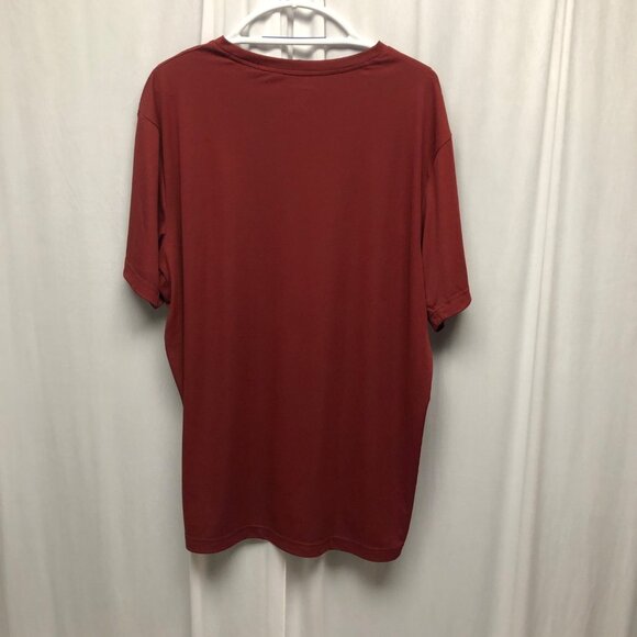 TEK Gear Dry Tek Shirt Mens Size XXL Moisture Wicking Maroon Lightweight Comfy - Picture 2 of 4